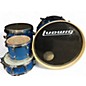 Used 2021 Ludwig 4 Piece Element Evolution Blue Drum Kit thumbnail