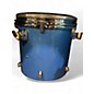 Used 2021 Ludwig 4 Piece Element Evolution Blue Drum Kit