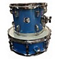 Used 2021 Ludwig 4 Piece Element Evolution Blue Drum Kit