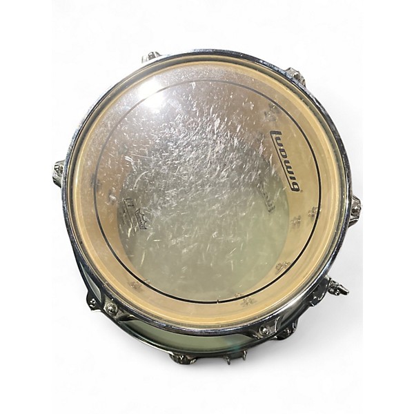 Used 2021 Ludwig 4 Piece Element Evolution Blue Drum Kit