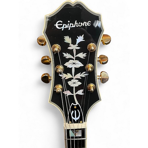 Used Epiphone Sheraton II Natural Hollow Body Electric Guitar