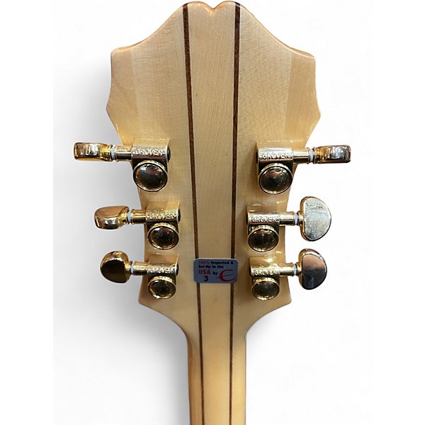 Used Epiphone Sheraton II Natural Hollow Body Electric Guitar