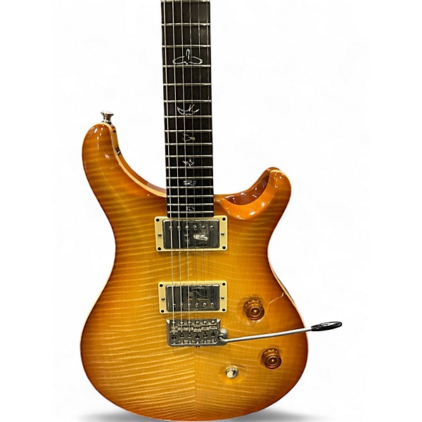 Used 2009 PRS Custom 24 10 Top 2 Color Sunburst Solid Body Electric Guitar