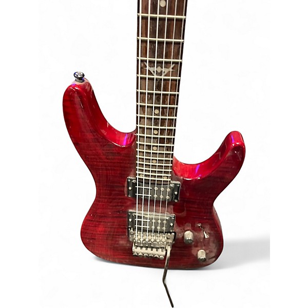 Used Dean C350F Trans Red Solid Body Electric Guitar