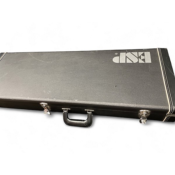 Used ESP LTD James Hetfield Signature Iron Cross White Solid Body Electric Guitar