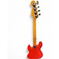 Used 1990s Fender MIJ 62 REISSUE JAZZ BASS STACK KNOB FIESTA RED Electric Bass Guitar
