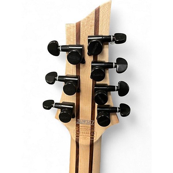 Used Schecter Guitar Research Diamond Series Black Baritone Guitars