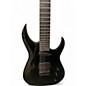 Used Schecter Guitar Research Diamond Series Black Baritone Guitars