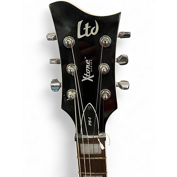 Used ESP LTD PS1 XTONE PEARL PINK Hollow Body Electric Guitar