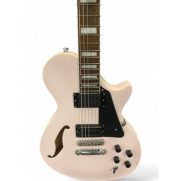 Used ESP LTD PS1 XTONE PEARL PINK Hollow Body Electric Guitar