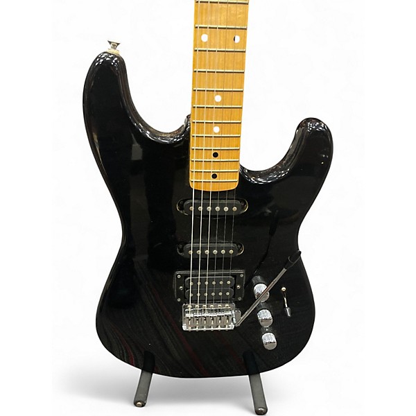 Used Squier II SERIES STRATOCASTER Black Solid Body Electric Guitar