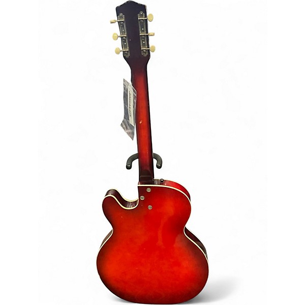 Vintage 1960s Harmony Rocket burst Hollow Body Electric Guitar