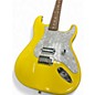 Used Fender Tom Delonge Signature Stratocaster YELLOW Solid Body Electric Guitar thumbnail