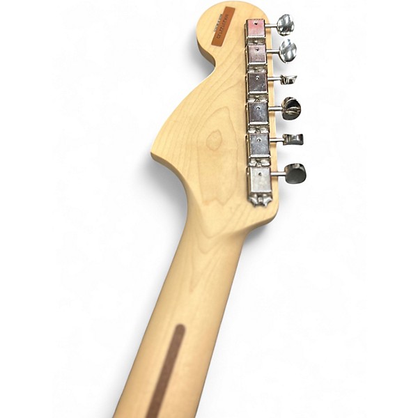 Used Fender Tom Delonge Signature Stratocaster YELLOW Solid Body Electric Guitar