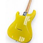 Used Fender Tom Delonge Signature Stratocaster YELLOW Solid Body Electric Guitar