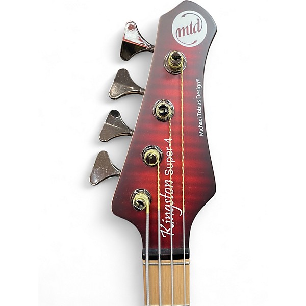 Used MTD Kingston Super4 Dr Brown's Burst Electric Bass Guitar