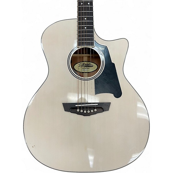 Used D'Angelico Premier Series Alpine White Solid Body Electric Guitar