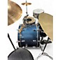 Used CB Percussion 8 Piece SP SERIES  Blue Drum Kit