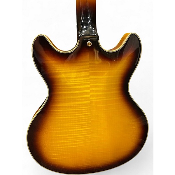 Used D'Angelico EX-DC/SP Sunburst Hollow Body Electric Guitar