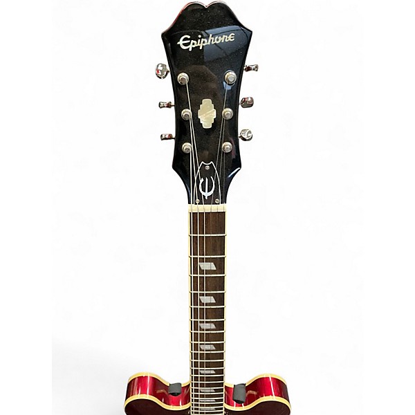 Used Epiphone RIVIERA Red Hollow Body Electric Guitar