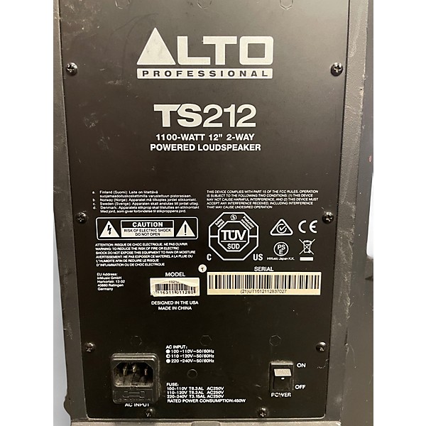 Used Alto TS212 Powered Speaker