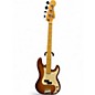 Used Fender American Nitro Satin Precision Bass Natural Electric Bass Guitar thumbnail