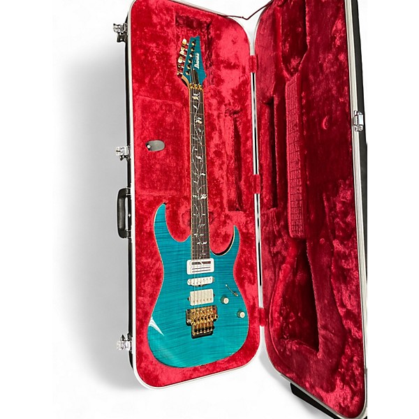 Used Ibanez JCRG20126 J Custom Emerald Green Solid Body Electric Guitar