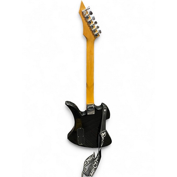 Used B.C. Rich Bronze Series Mockingbird Black Solid Body Electric Guitar