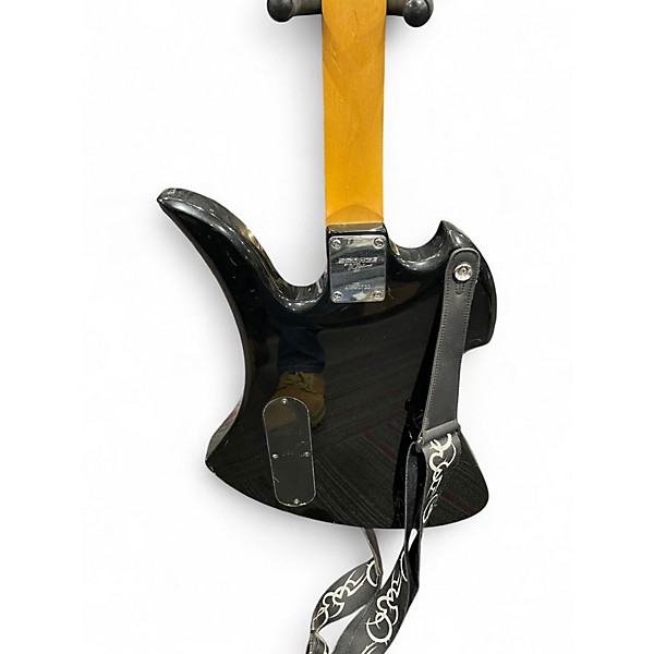 Used B.C. Rich Bronze Series Mockingbird Black Solid Body Electric Guitar