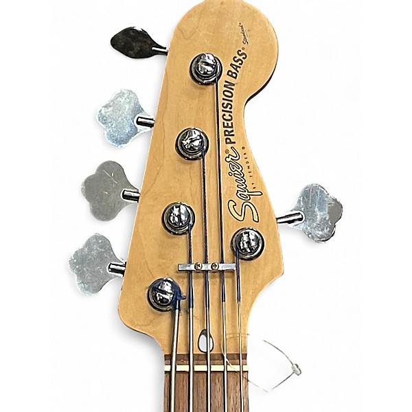 Used Squier Precision Bass 20th Anniversary 5-String Shoreline Gold Electric Bass Guitar