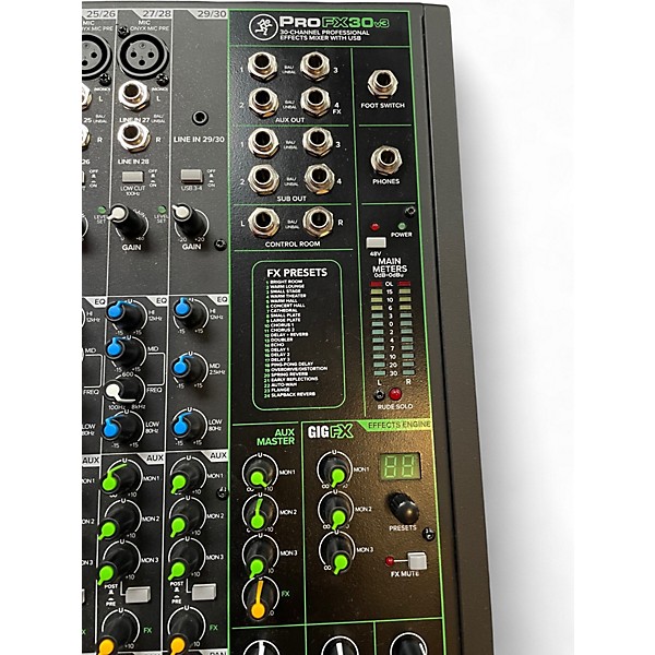 Used Mackie ProFX30 Powered Mixer