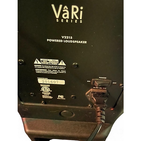 Used Harbinger V2215 Powered Speaker