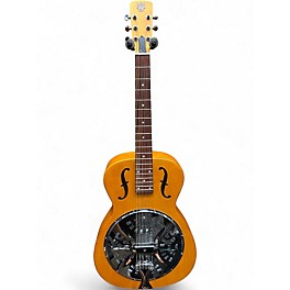 Used Dobro Hound Dog Round Neck Natural Resonator Guitar