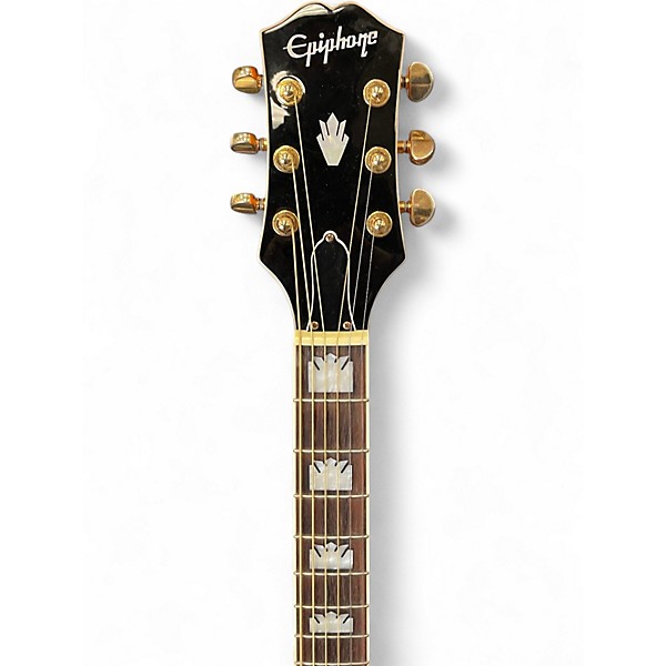 Used Epiphone j-200 sunburst Acoustic Electric Guitar