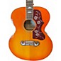 Used Epiphone j-200 sunburst Acoustic Electric Guitar
