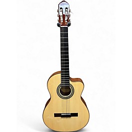 Used Lucero LC150SCE Natural Classical Acoustic Electric Guitar