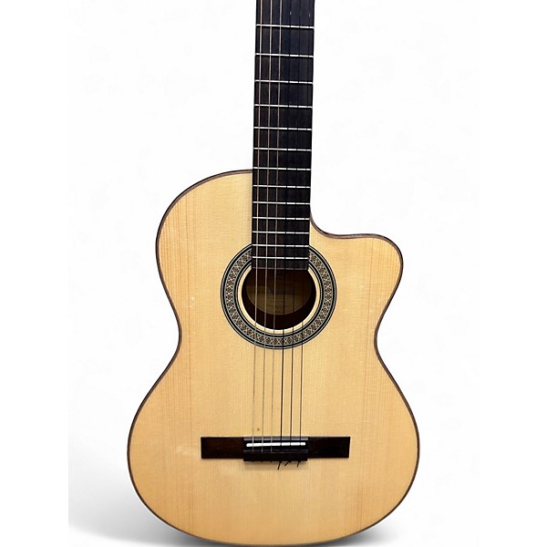 Used Lucero LC150SCE Natural Classical Acoustic Electric Guitar