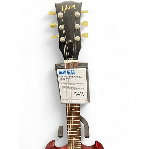 Used 2008 Gibson SG Satin Cherry Solid Body Electric Guitar