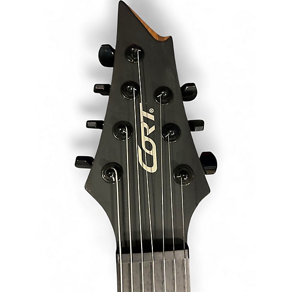 Used Cort KX707 Evertune Black Solid Body Electric Guitar