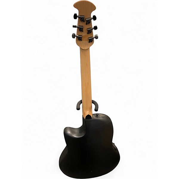 Used Ovation 1868-TC-5-G Black Acoustic Electric Guitar