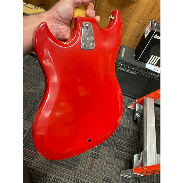 Vintage 1970s Hagstrom III RED Solid Body Electric Guitar