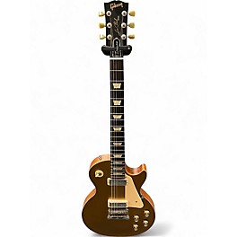 Used 2014 Gibson Les Paul Deluxe Gold Top Satin Solid Body Electric Guitar