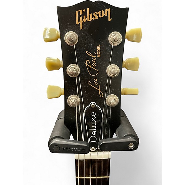 Used 2014 Gibson Les Paul Deluxe Gold Top Satin Solid Body Electric Guitar