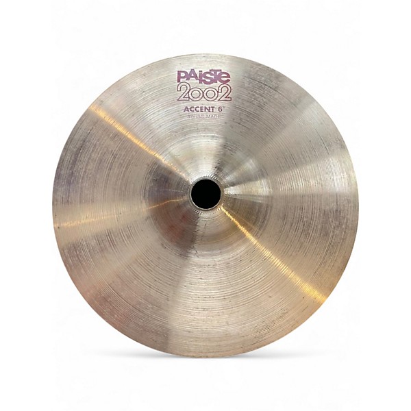 Used Paiste 6in 2002 Accent Cymbal