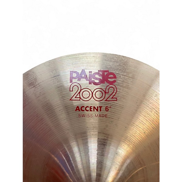 Used Paiste 6in 2002 Accent Cymbal