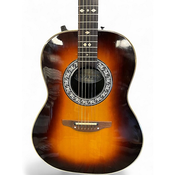 Used Ovation 1612 Antique Burst Acoustic Electric Guitar