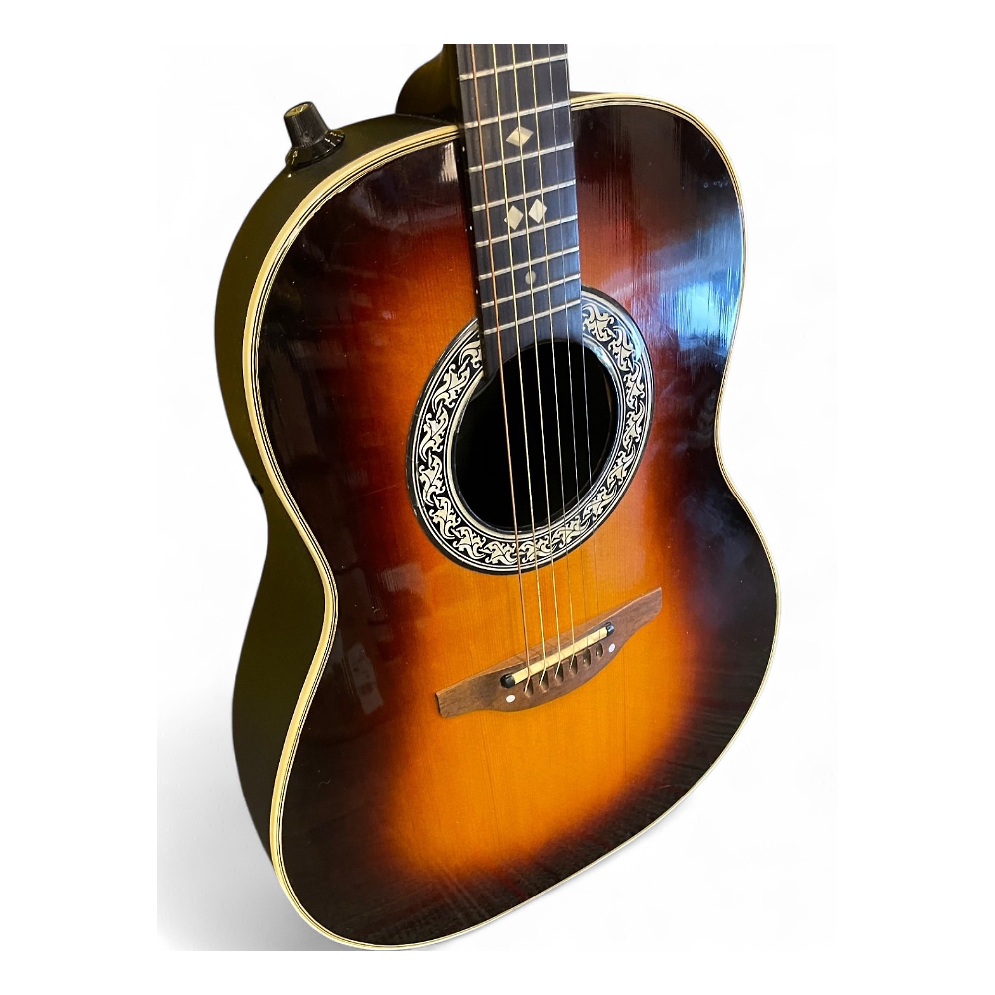 Used Ovation 1612 Antique Burst Acoustic Electric Guitar Antique