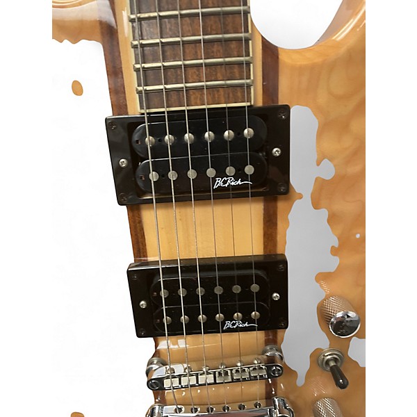 Used B.C. Rich mockingbird nj neckthrough  Natural Solid Body Electric Guitar