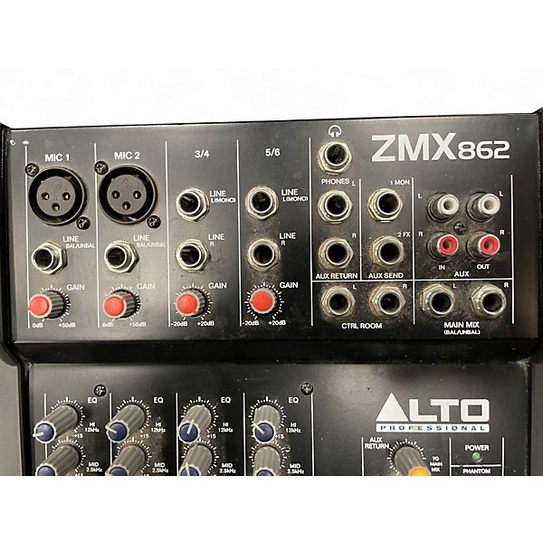 Used Alto ZMX862 6-Channel Unpowered Mixer