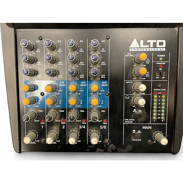 Used Alto ZMX862 6-Channel Unpowered Mixer